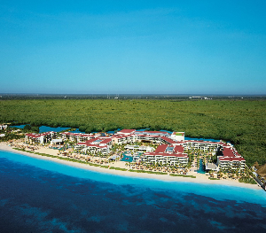 breathless riviera cancun aerial resort