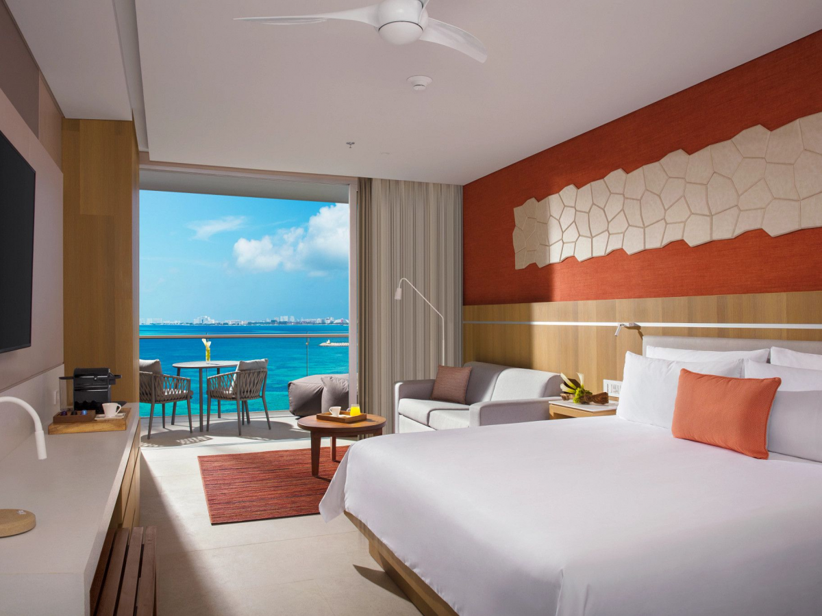 Dreams Vista Cancun Resort and Spa Preferred Club Deluxe Ocean View Room 