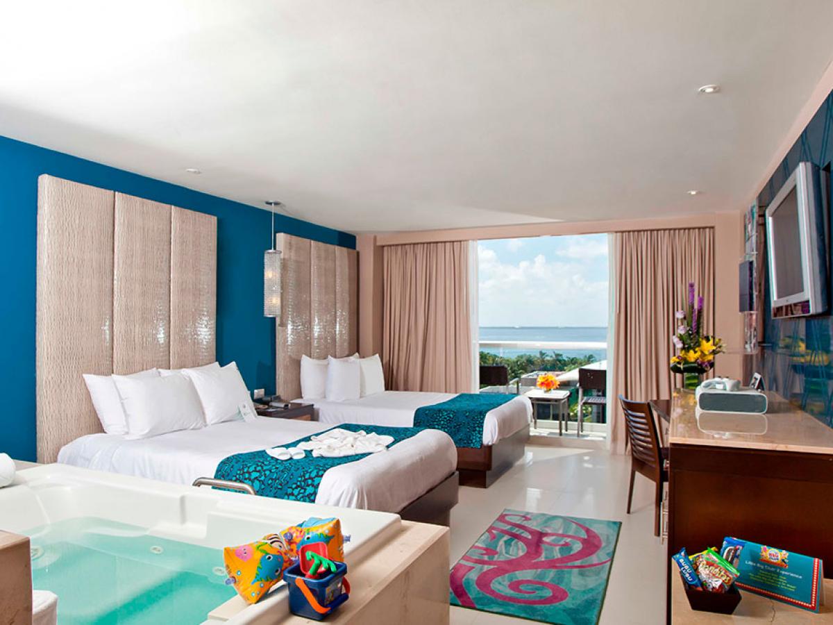 Hard Rock Cancun Mexico - Deluxe Family 2 Rooms Connecting
