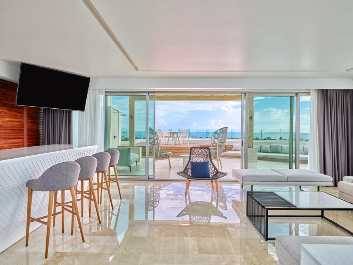 live aqua beach resort cancun presidential suite terrace