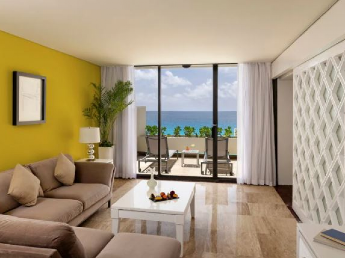 paradisus cancun the reserve deluxe governor suite living room
