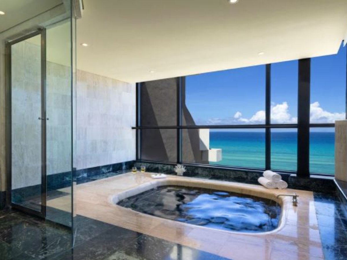 paradisus cancun the reserve deluxe presidential suite bathtub 