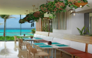 paradisus cancun malva food bazaar buffet seating ocean view 