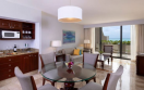 paradisus cancun premium one bedroom master suite lagoon view living dining room