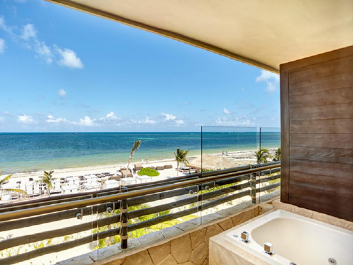Hideaway Royalton Riviera Cancun Mexico - Luxury Suite with Terr